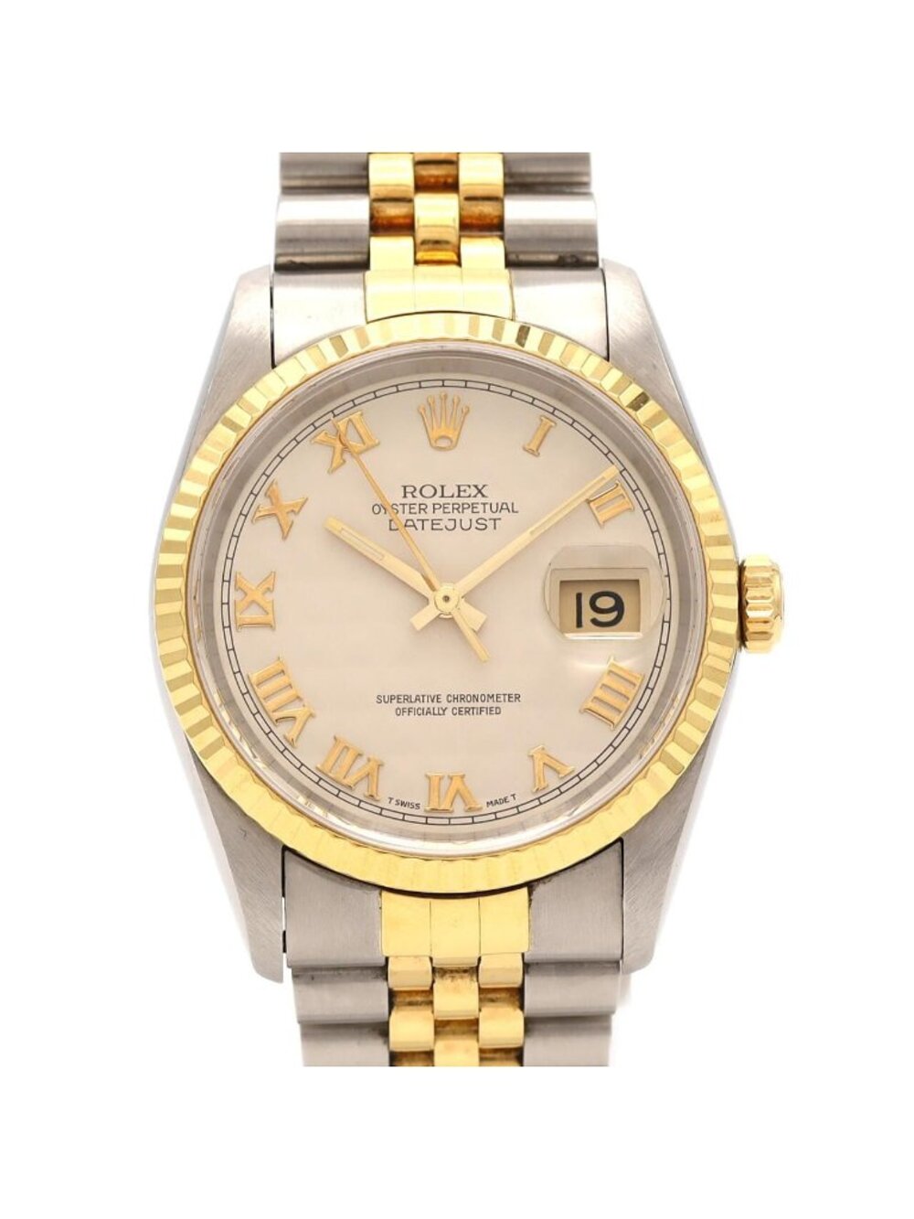Rolex Datejust Stainless Steel Yellow Gold Automatic